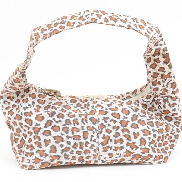 NWT Neiman Marcus HOBO Leopard Print Makeup Bag Cosmetic Purse - Picture 5 of 8